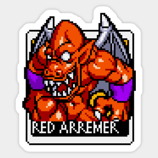 Red Arremer - Ghouls 'n Ghosts Sticker